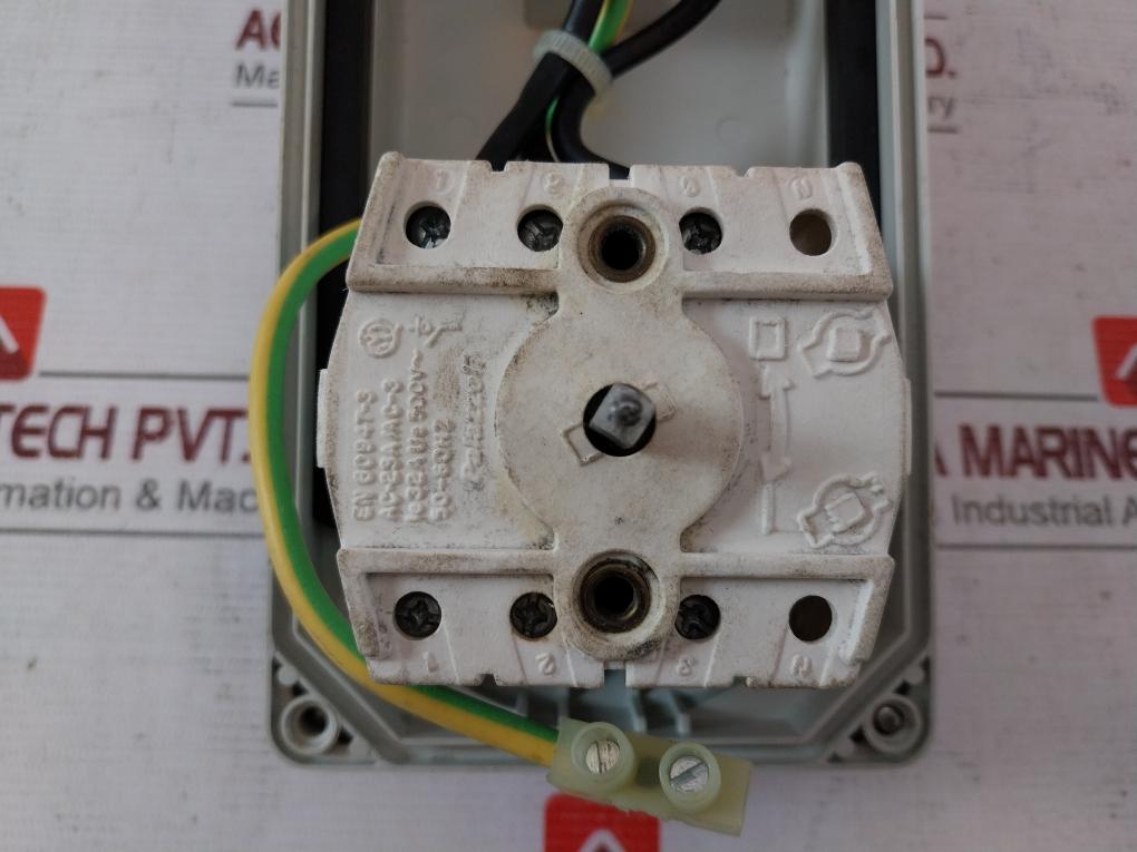 Palazzoli 491233 Switched Socket With Mechanical Interlock 32A-3H/380V 50-60Hz