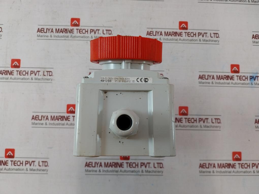 Palazzoli 491233 Switched Socket With Mechanical Interlock 32A-3H/380V 50-60Hz