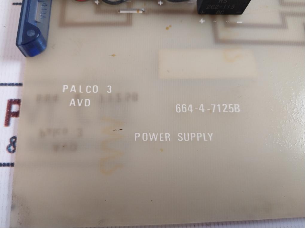 Palco 664-4-7125B Power Supply Pcb