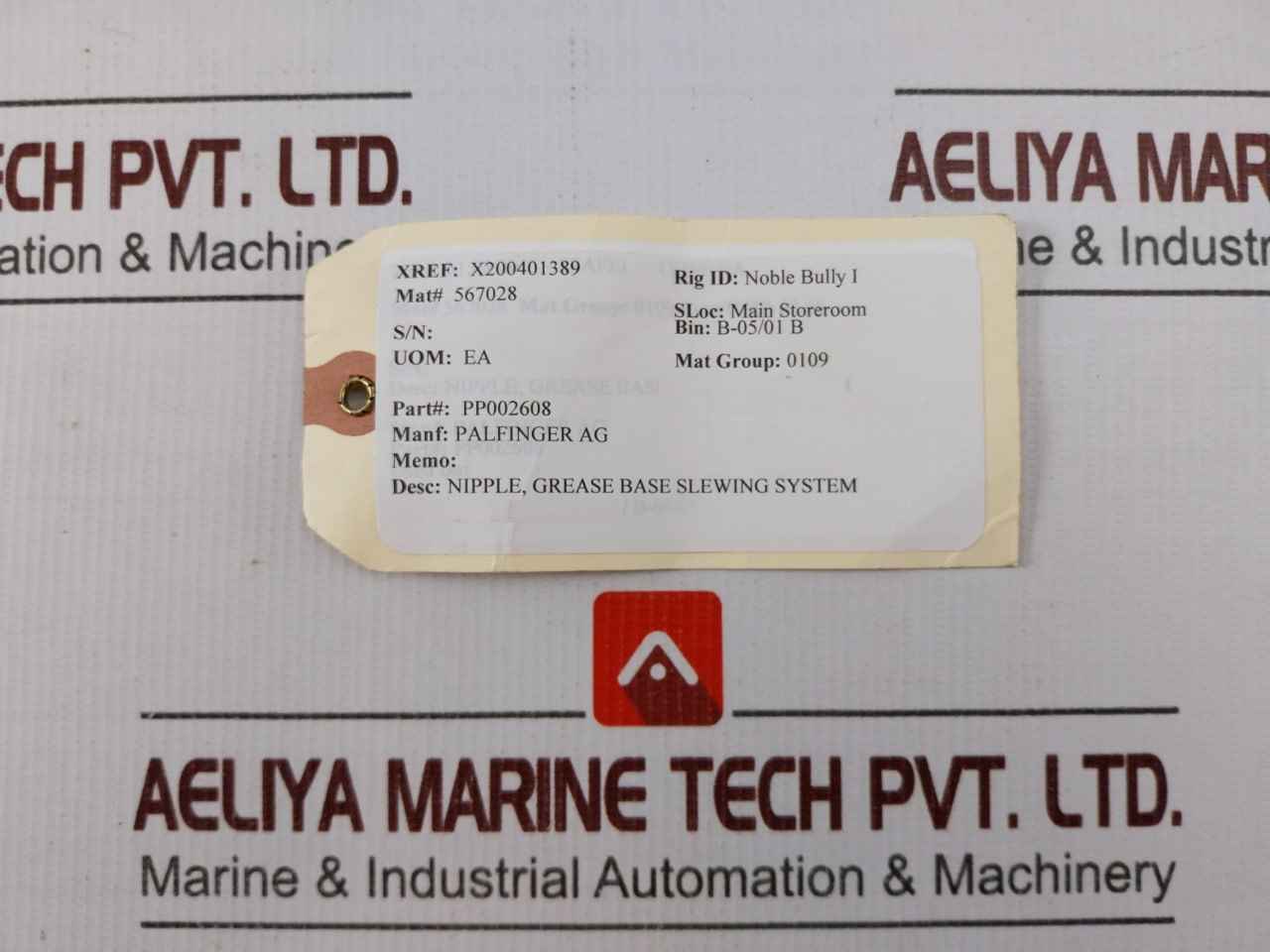 Palfinger Pp002608 Grease Nipple For Slewing System – X200401389