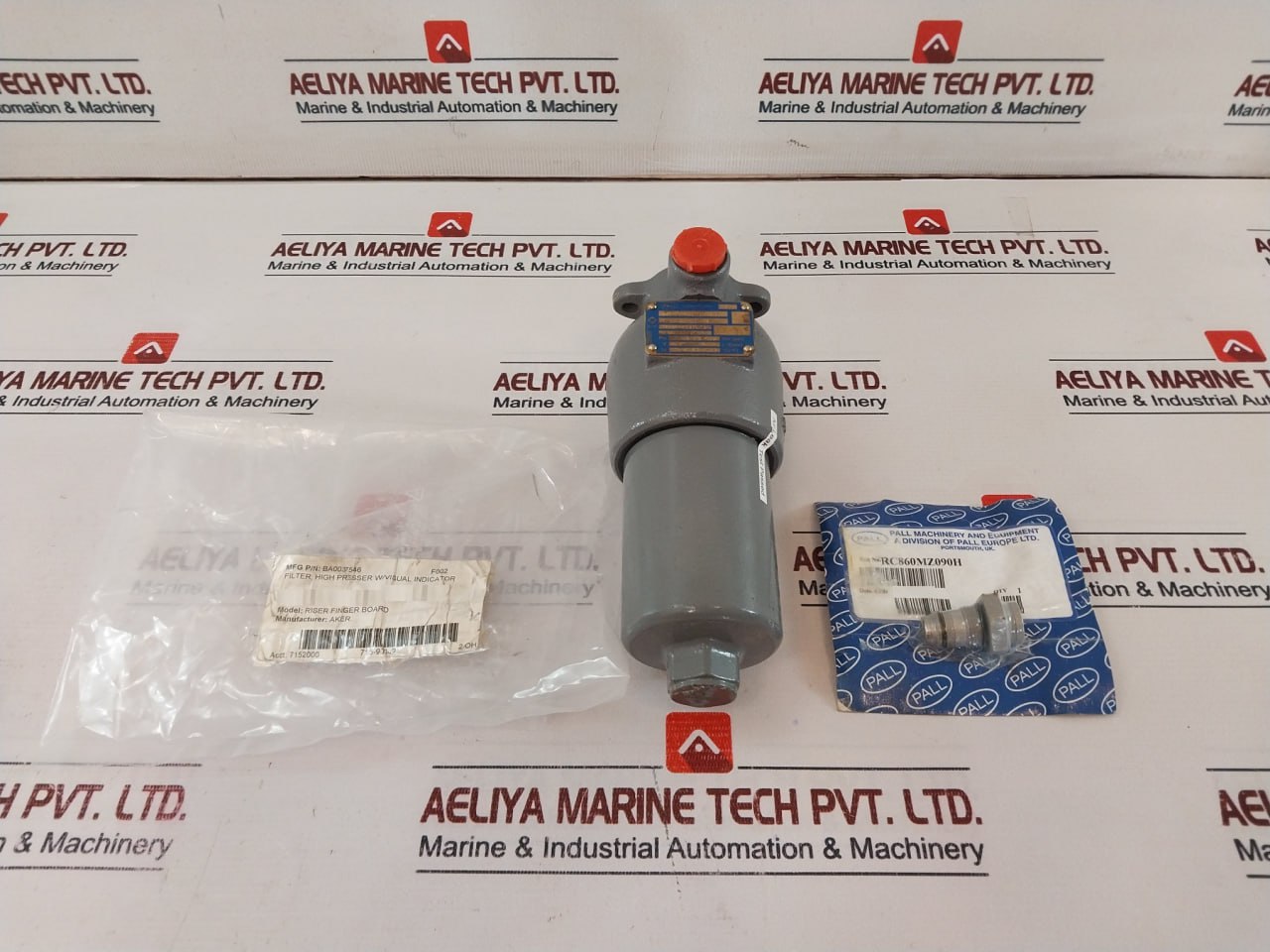 Pall Rc860Mz090H High Pressure Compensator Filter With Indicator 0 To 420 Bar Ba0037546