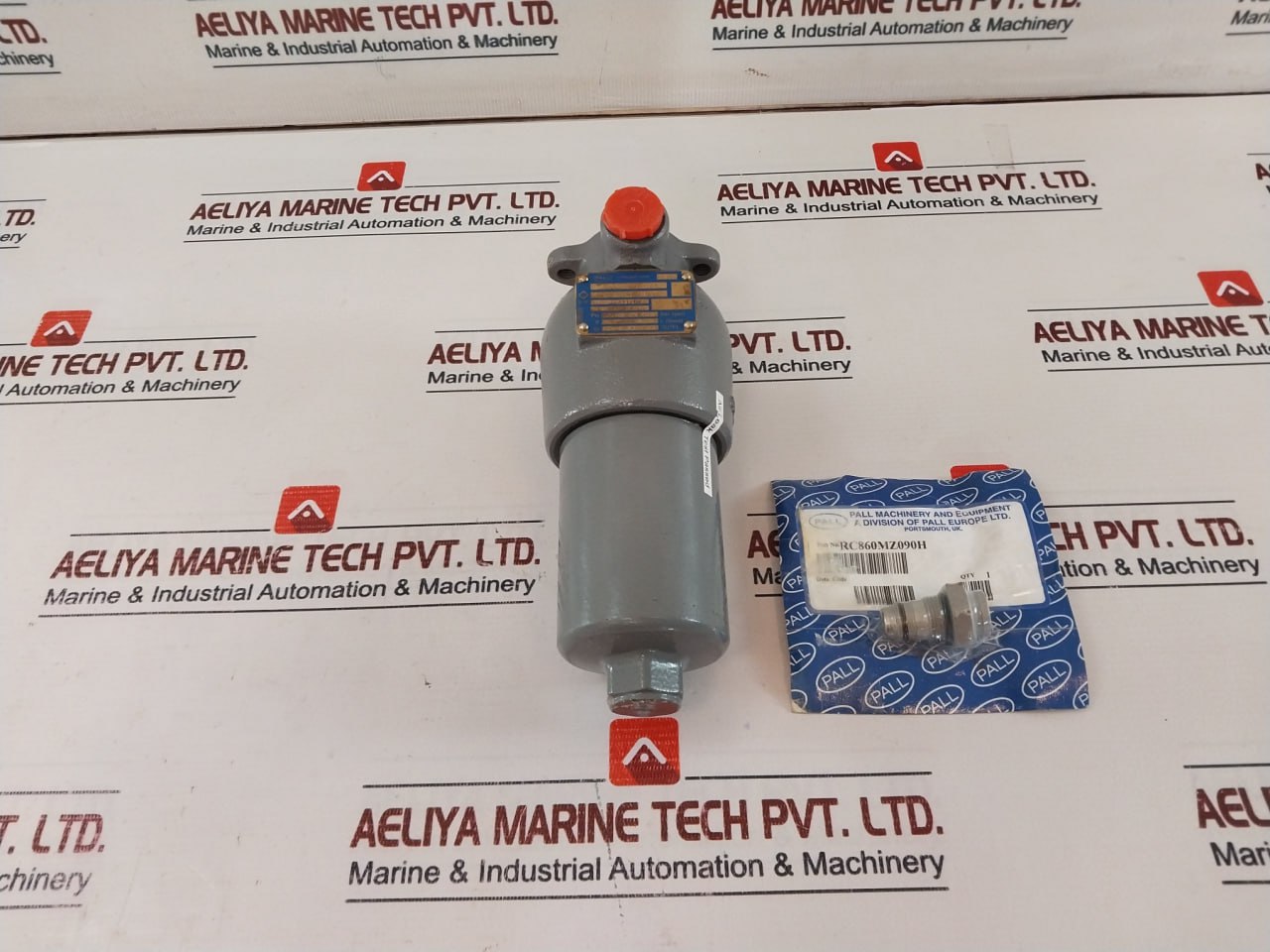 Pall Rc860Mz090H High Pressure Compensator Filter With Indicator 0 To 420 Bar Ba0037546