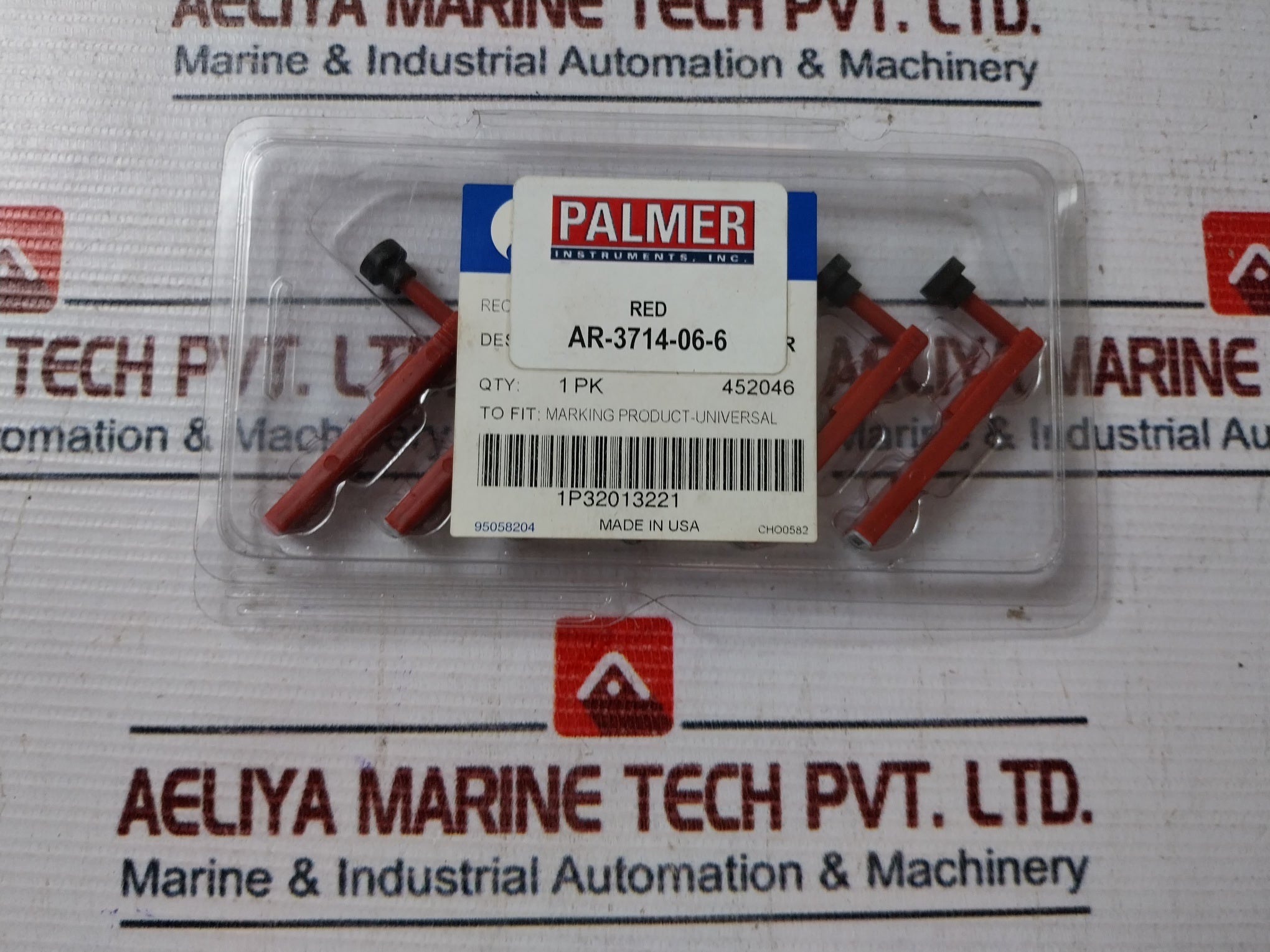 Palmer Instruments 95058204 Red Pen Recorder Chart 1P32013221 (1 Pack = 6 Pcs)