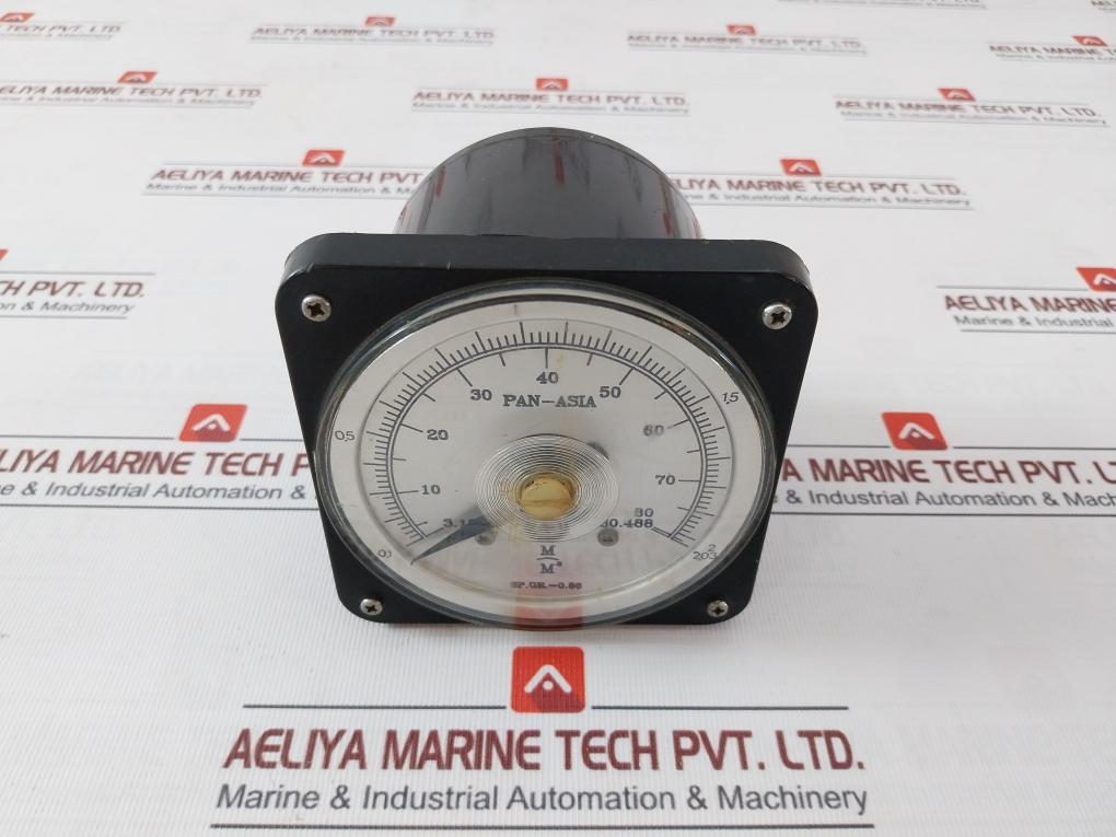 Pan-asia Sp.Gr.= 0.86 Analog Pneumatic Tank Level Indicator Gauge 0.1-2.03M3