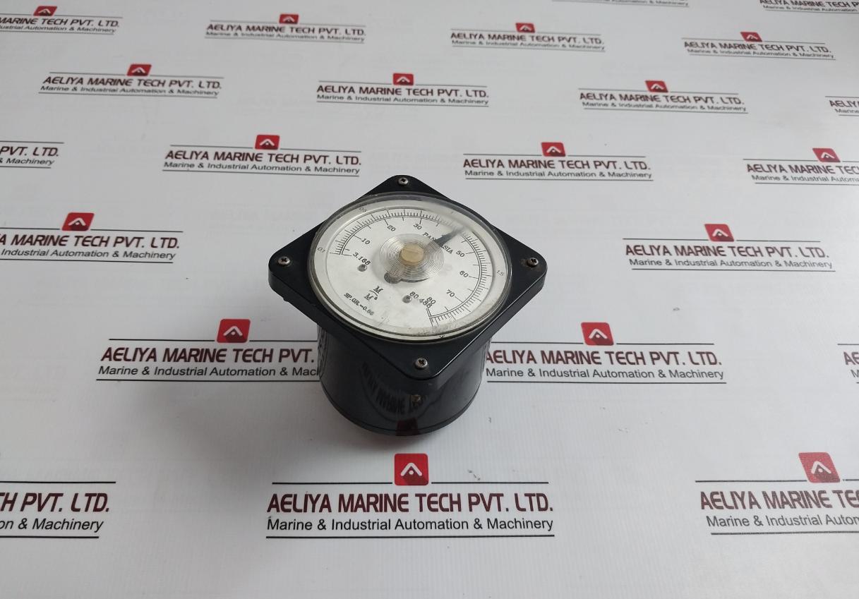 Pan-asia Sp.Gr=0.86 Analog Pneumatic Tank Level Indicator Gauge 500V 0.1-2.03 M3