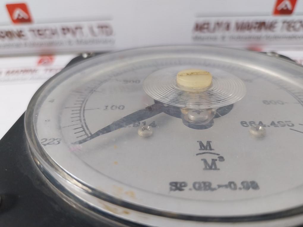 Pan-asia Sp.Gr=0.98 Analog Pneumatic Tank Level Indicator Gauge 9811218 500V