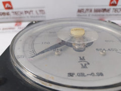 Pan-asia Sp.Gr=0.98 Analog Pneumatic Tank Level Indicator Gauge 9811218 500V