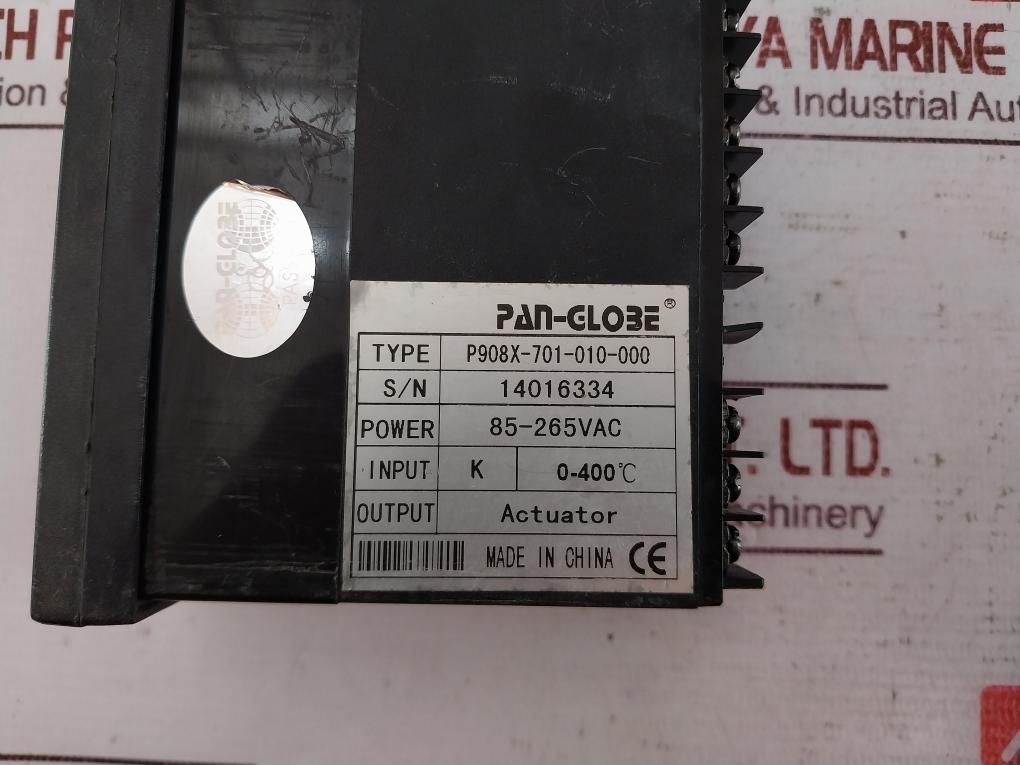 Pan-globe P908X-701-010-000 Temperature Controller 85-265Vac K 0-400C