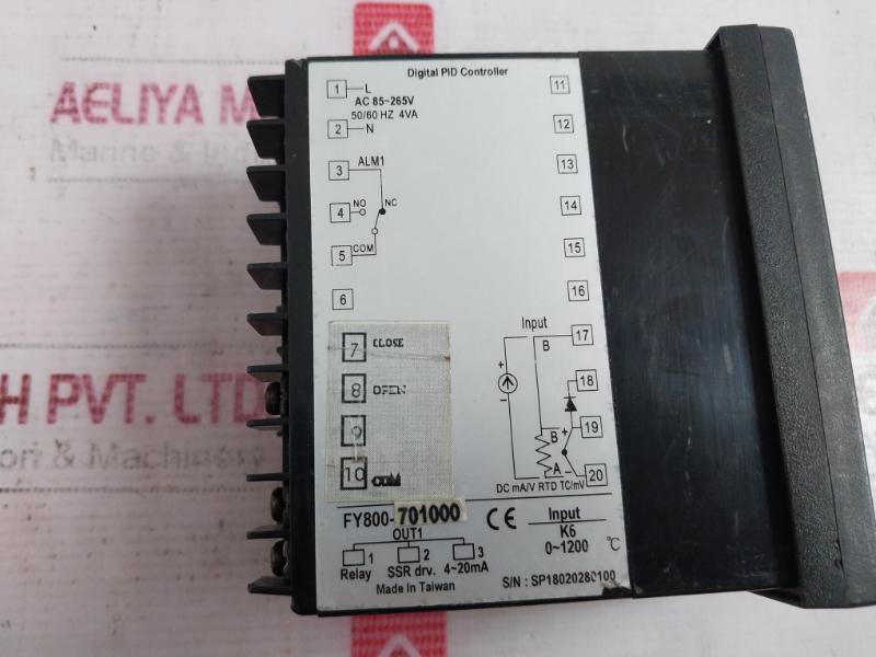 Pan-globe P908X Digital Pid Temperature Controller Ac85-265V 50/60Hz 4Va