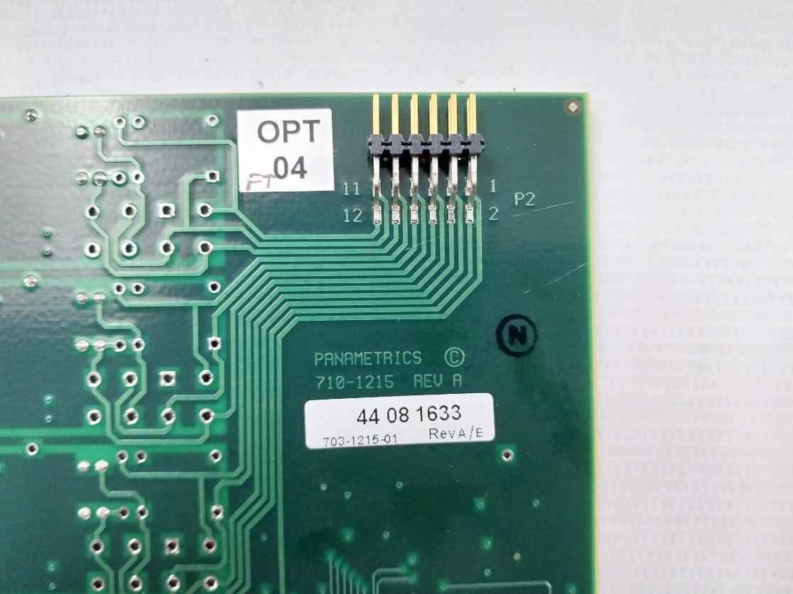 Panametrics 703-1215-01 2 Frequency Output Totalizer I/O Board Rev: A/E