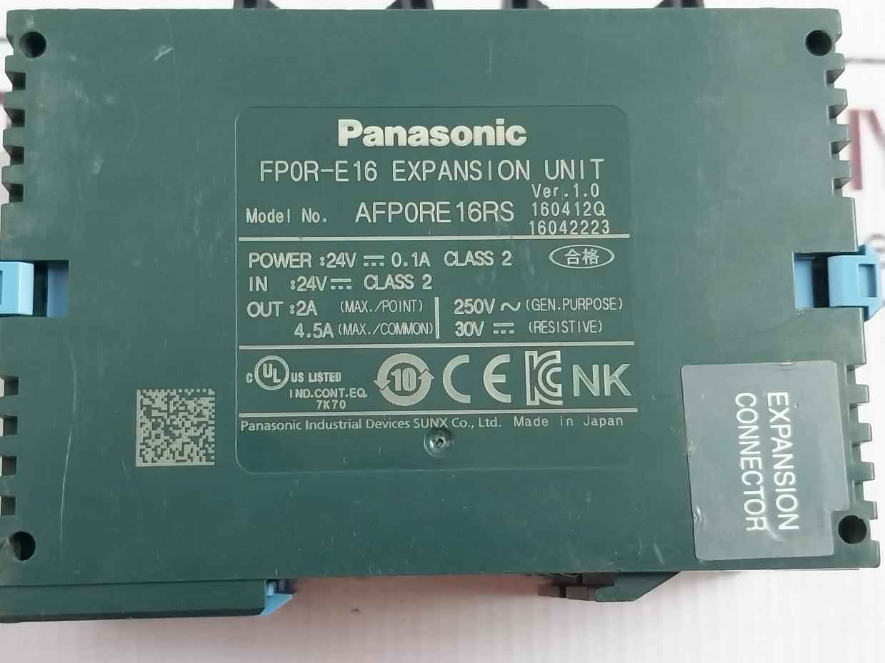 Panasonic Afp0re16rs Expansion Unit 250v-4.5a/ver-1.0