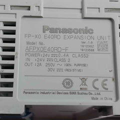 Panasonic Afpx0E40Rd-f Expansion Module 24V-0.4A