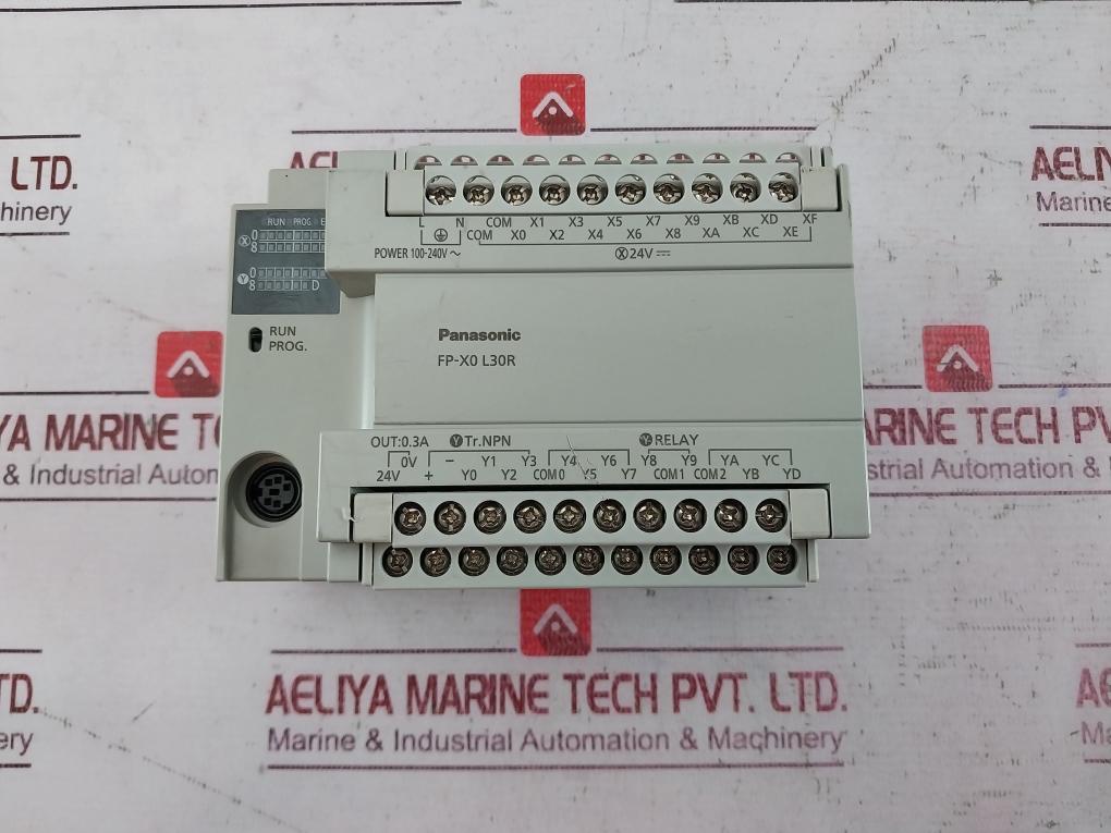 Panasonic Afpx0L30R-f Programmable Logic Controller 100-240V Ac