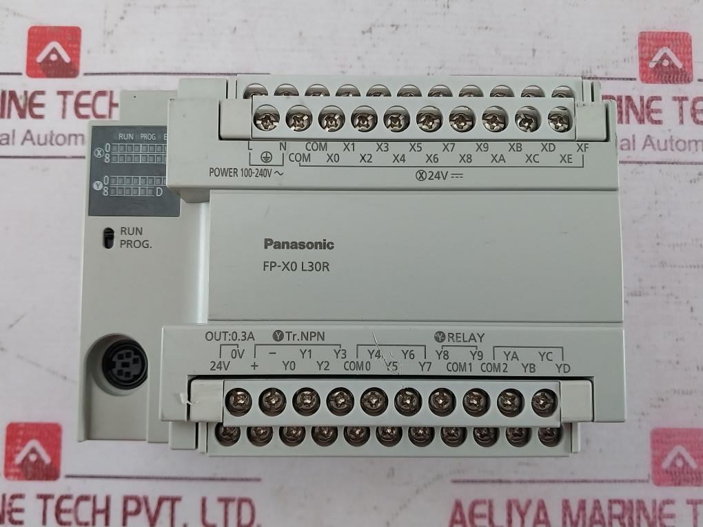 Panasonic Afpx0L30R-f Programmable Logic Controller 100-240V Ac