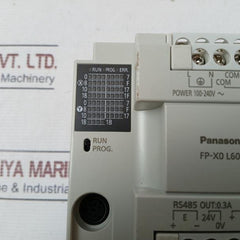 Panasonic Afpx0L60Mr-f Control Unit Fp-x0 L60Mr 100-240V 0.6A 50/60Hz 30V