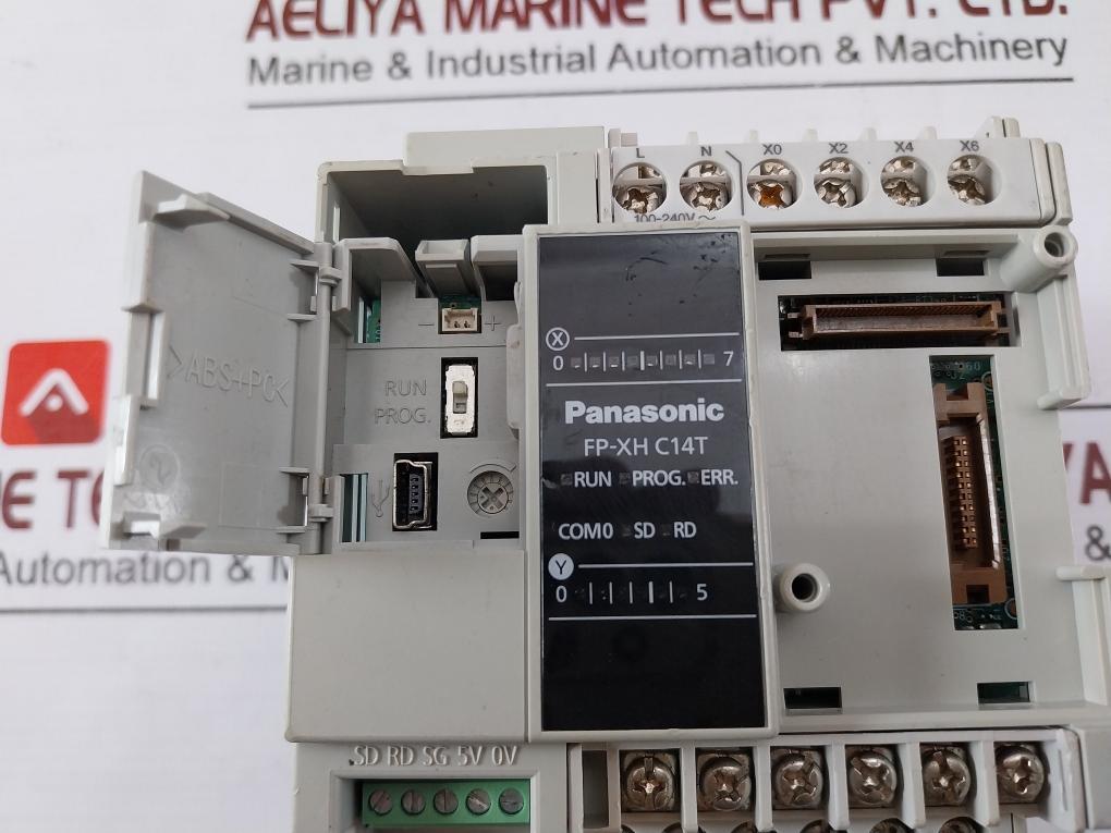 Panasonic Afpxhc14T-f Fp-xhc14T Control Unit Ver 1.6 100-240V 0.3A 50/60Hz 24Vdc