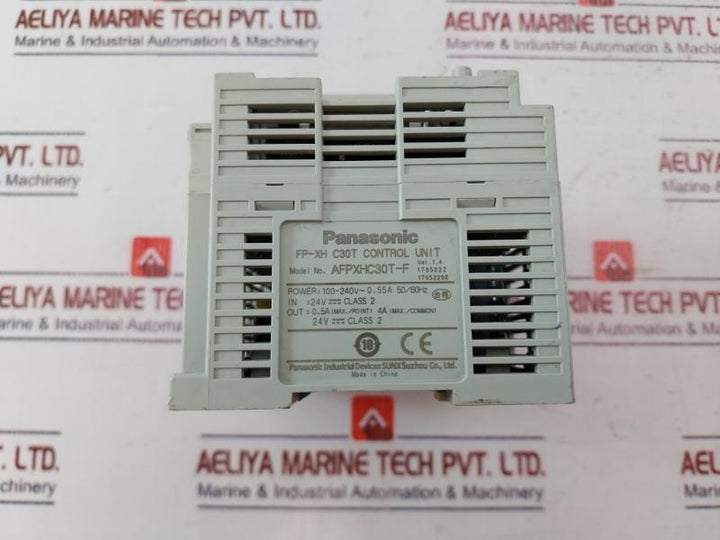 Panasonic Afpxhc30t-f Control Plc Module, Ver.1.4