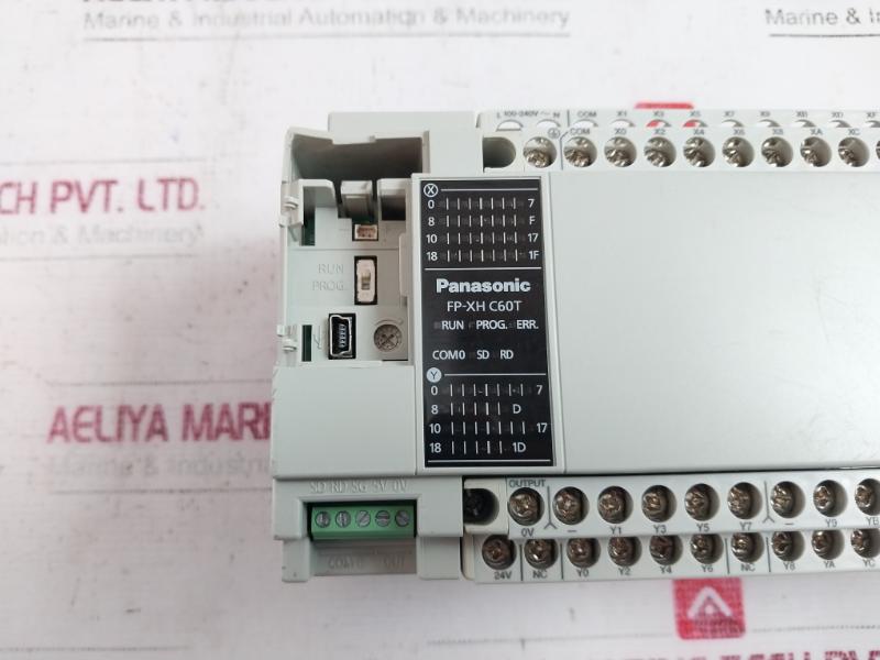 Panasonic Afpxhc60T- F Plc Control Unit Point Dc Input 24V Class 2 100-240V 0.65A 50/60Hz