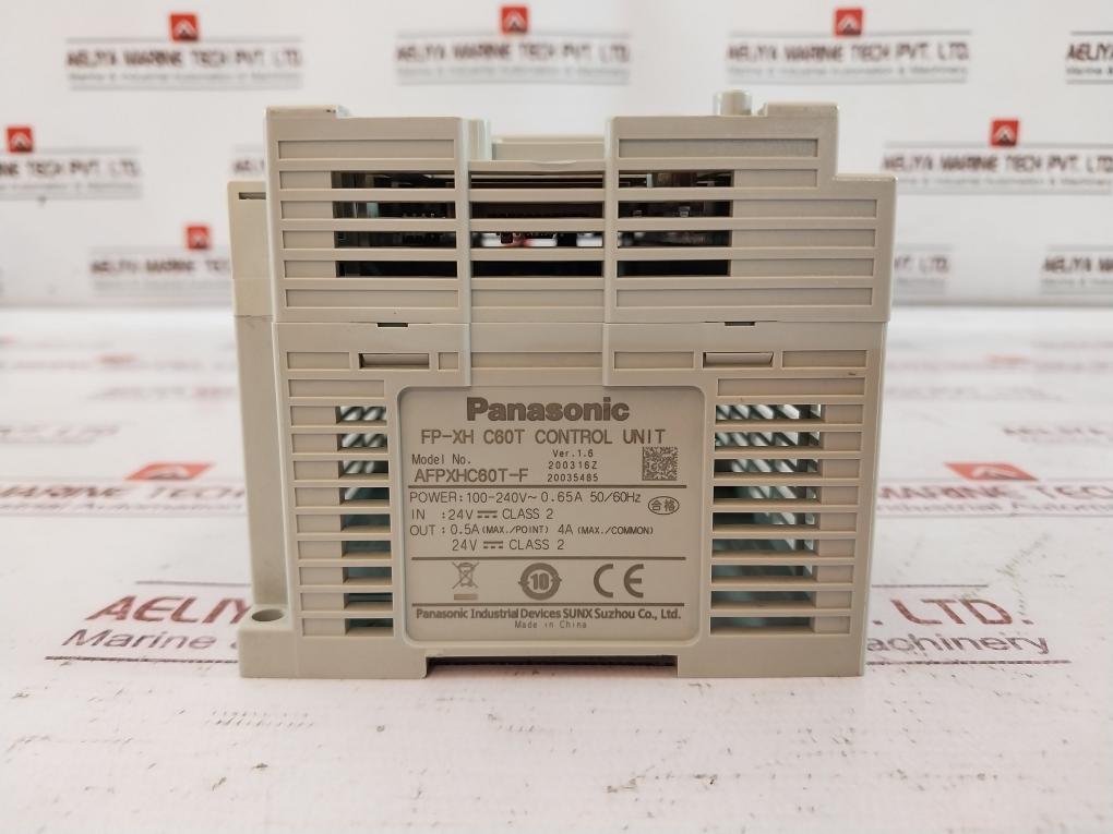 Panasonic Afpxhc60T-f Control Unit 20035485 200316Z 0.5A/4A Fp-xh C60T