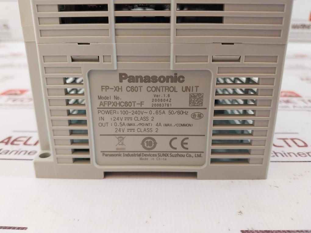 Panasonic Afpxhc60T-f Control Unit 200604Z 20063791 Afpx-com6 200605Z