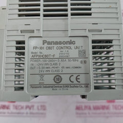 Panasonic Afpxhc60T-f Control Unit Fp-xh C60T 100-240V 0.65A 24V Output 0.5A