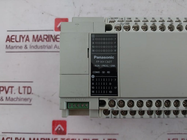 Panasonic Afpxhc60T-f Control Unit Fp-xh C60T 100-240V 0.65A 24V Output 0.5A