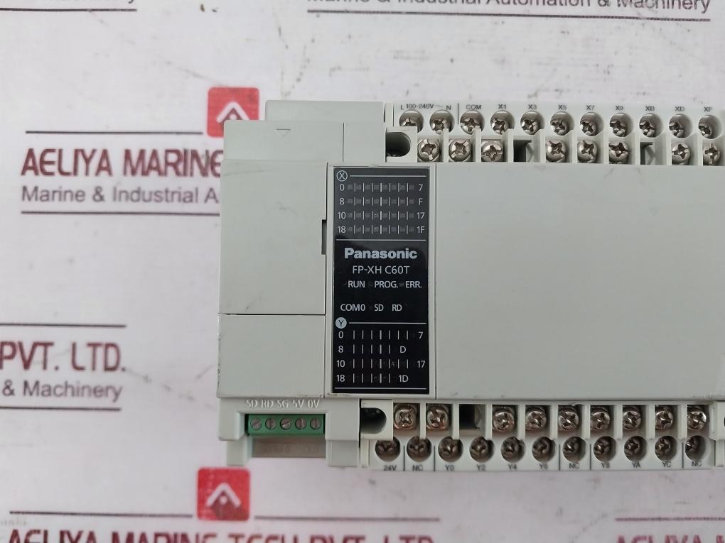 Panasonic Afpxhc60T-f Control Unit Fp-xh C60T 100-240V 0.65A 50/60Hz