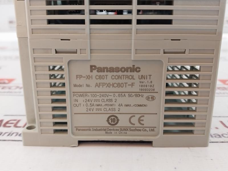 Panasonic Afpxhc60T-f Programmable Control Module Ver.1.6 180918Z