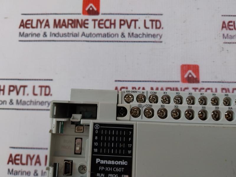 Panasonic Afpxhc60t-f Programmable Controller Module 24v Dc - Class 2