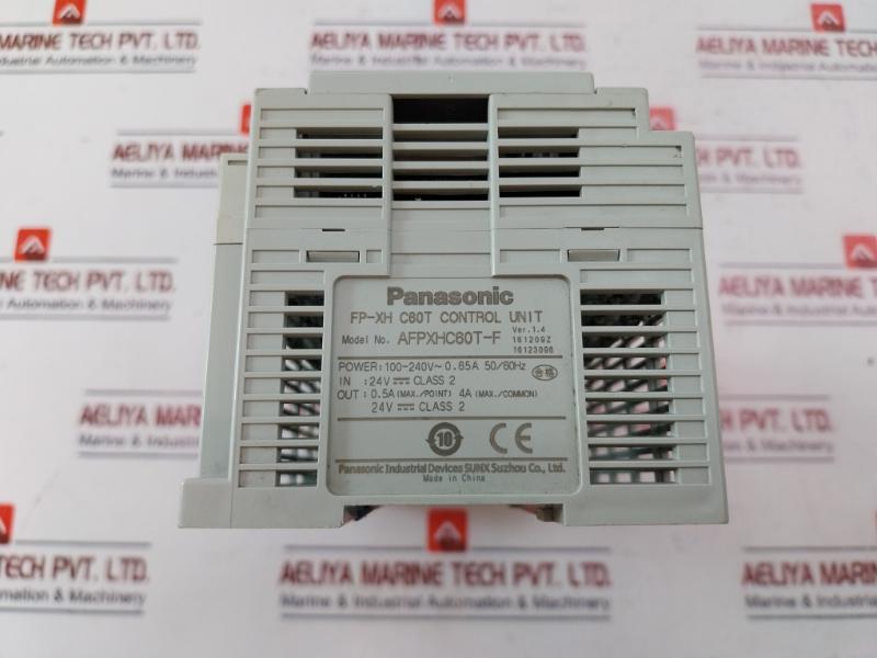 Panasonic Afpxhc60t-f Programmable Controller Module 24v Dc - Class 2