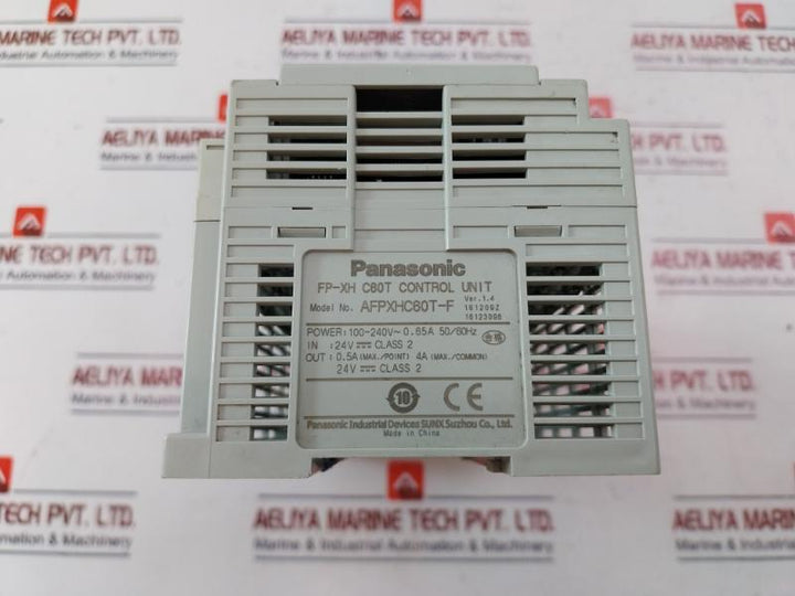 Panasonic Afpxhc60t-f Programmable Controller Module 24v Dc - Class 2
