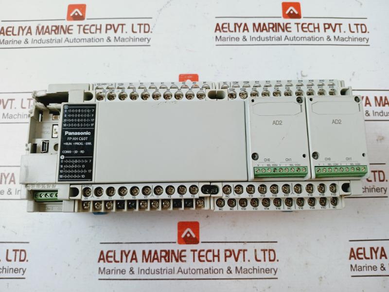 Panasonic Afpxhc60t-f Programmable Controller Unit 24v Dc, Class 2