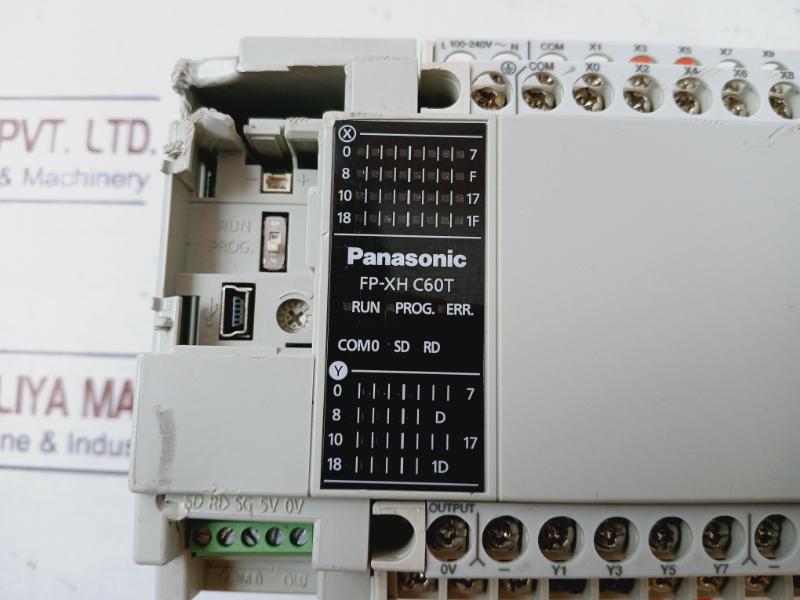 Panasonic Afpxhc60t-f Programmable Controller Unit 24v Dc, Class 2