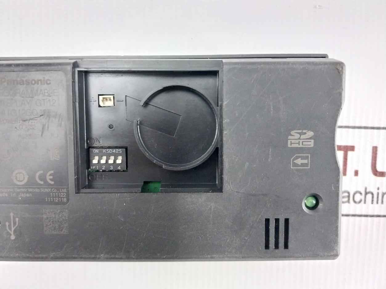 Panasonic Aig12gq12d Programmable Display 24v 0.07a Class 2(not Working)