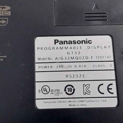 Panasonic Aig32Mq02D-f Programmable Display 24V-- 0.41A Class 2