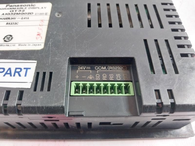 Panasonic Aig32Mq02D Programmable Display Gt32 24V