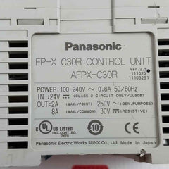 Panasonic Fp-x C30R Control Unit 100-240V~ 0.6A 50/60Hz