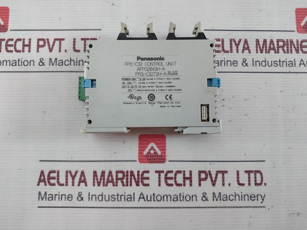 Panasonic Fpg-c32T2H Control Unit Ver 3.01 24V Dc 0.5A Rs232C