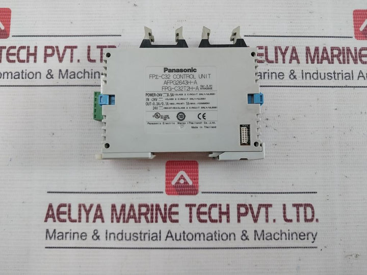 Panasonic Fpg-c32T2H Control Unit Ver 3.01 24V Dc 0.5A Rs232C