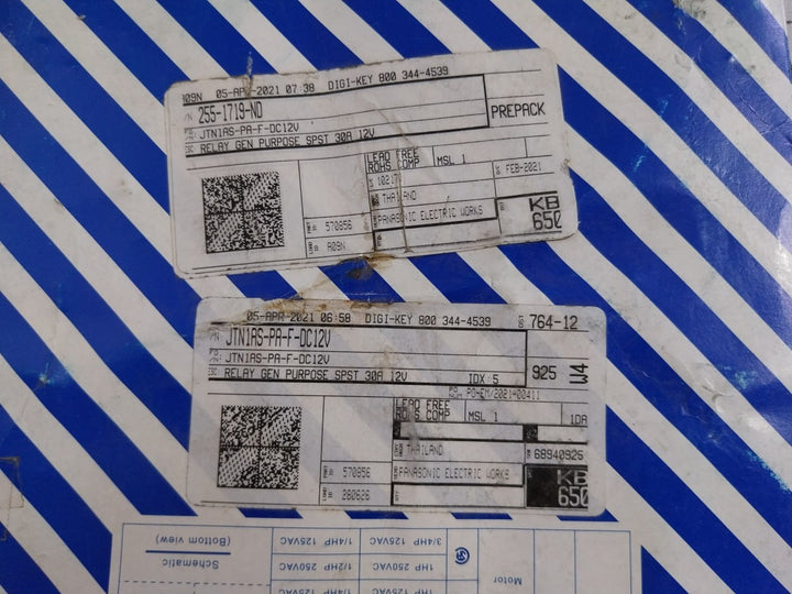 Panasonic Jtn1As-pa-f-dc 12V