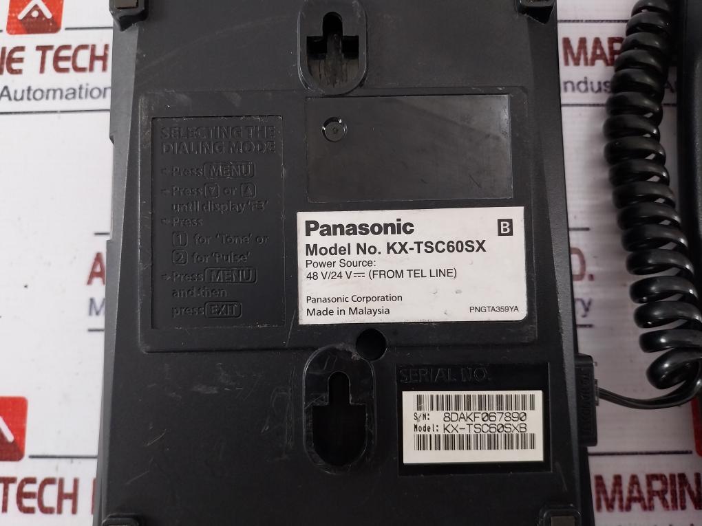 Panasonic Kx-tsc60Sx Corded Phone Integrated Telephone Systems Kx-tsc60Sxb