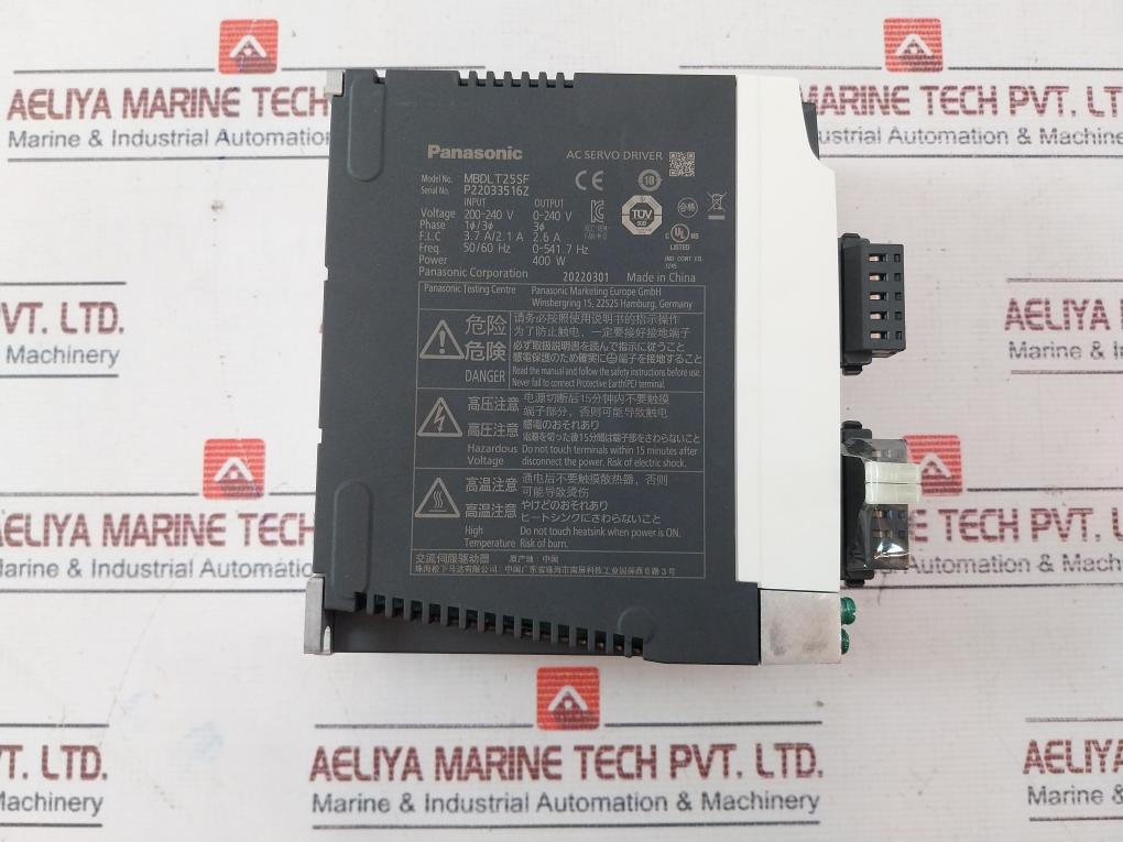 Panasonic Mbdlt25Sf Ac Servo Driver Minas A6 Series 400W 200-240V