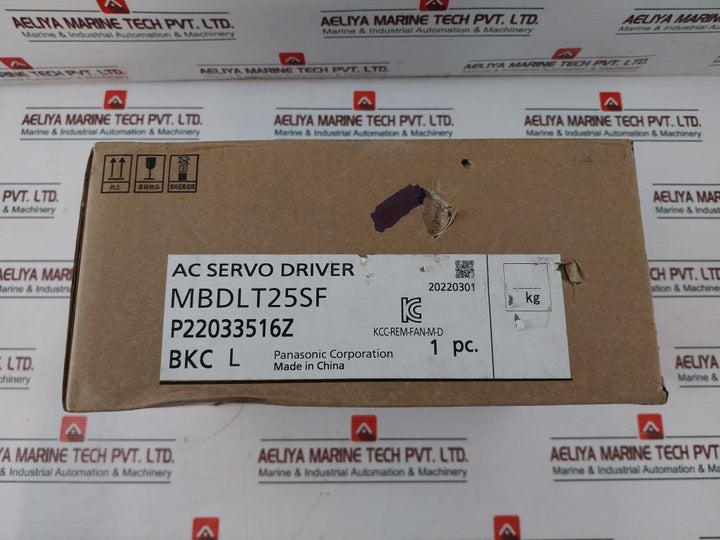 Panasonic Mbdlt25Sf Ac Servo Driver Minas A6 Series 400W 200-240V