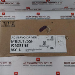 Panasonic Mbdlt25Sf Ac Servo Driver Minas A6 Series 400W 200-240V