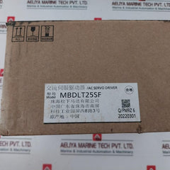 Panasonic Mbdlt25Sf Ac Servo Driver Minas A6 Series 400W 200-240V