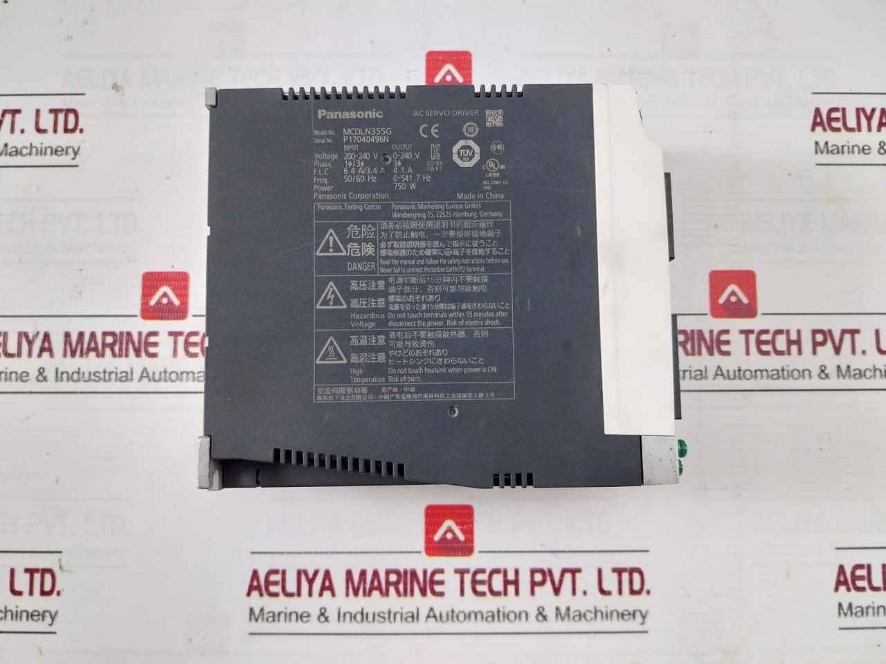 Panasonic Mcdln35Sg Servo Driver 200-240V 50/60Hz 750W