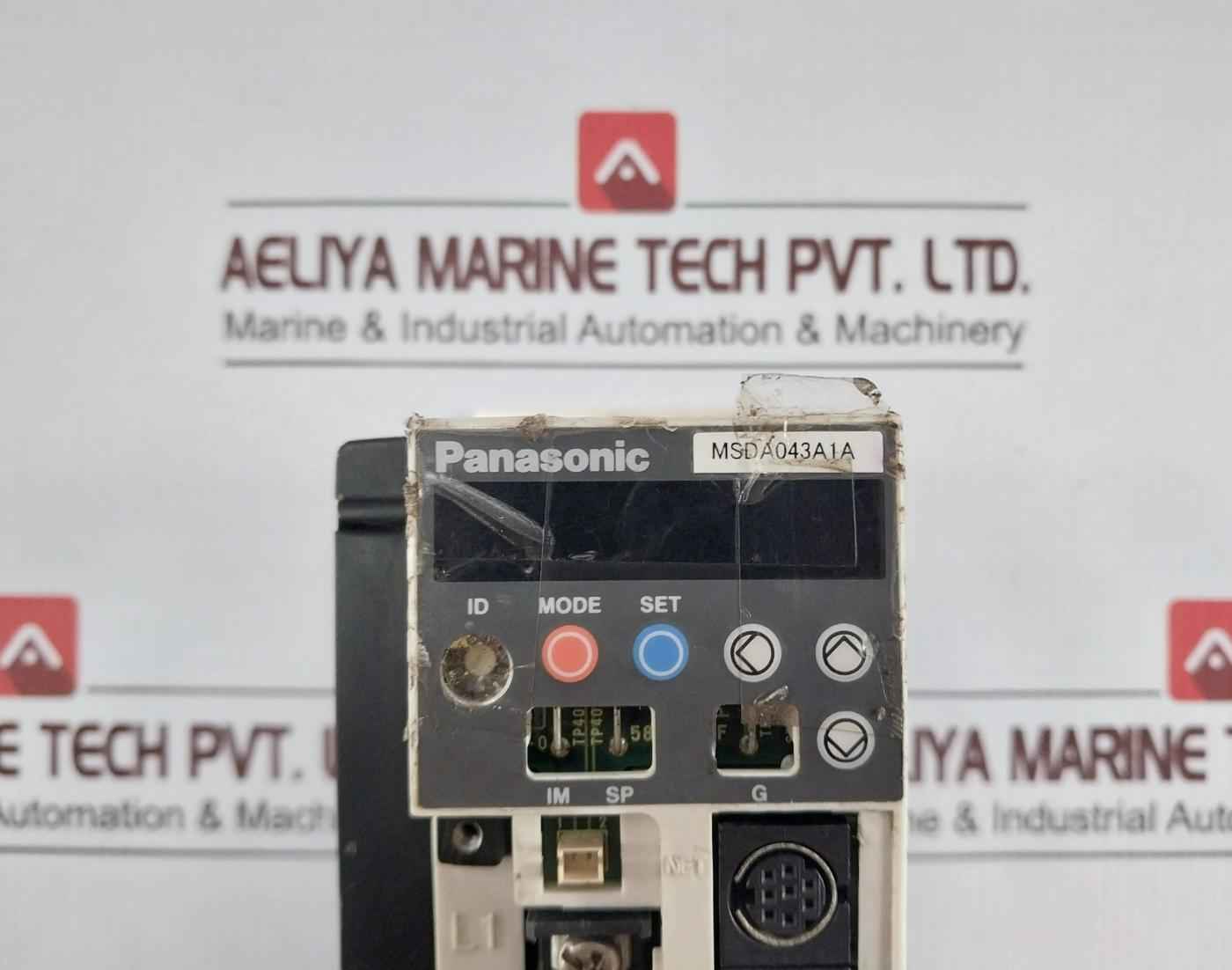 Panasonic Msda043A1A Ac Servo Drive 230V,50/60Hz,400W (Not Working)