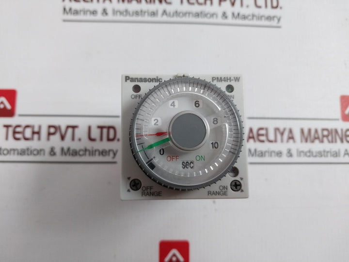 Panasonic Pm4Hw-h-24V Twin Timer 0-10 Sec 24V Ac/Dc 50/60Hz Atc72103