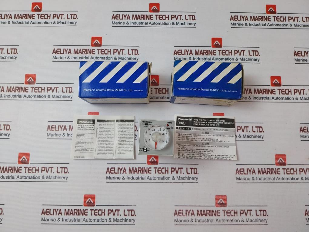 Panasonic Pm4S-a2C10M-ac120V Multirange Timer 5A 250V
