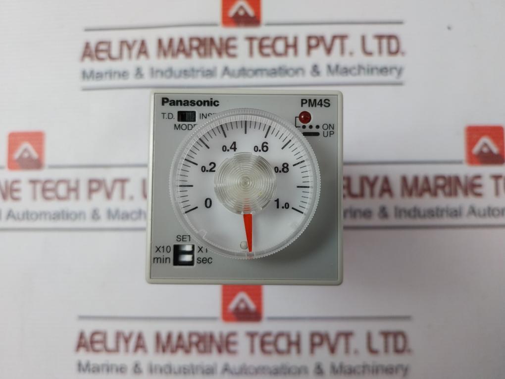 Panasonic Pm4S-a2C10M-ac120V Multirange Timer 5A 250V